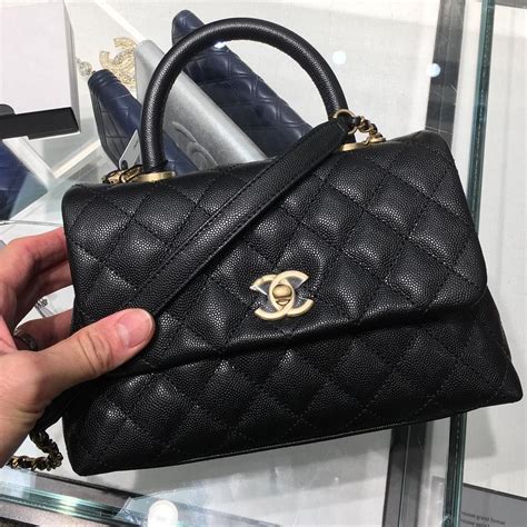 chanel small coco handle bag